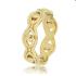 My Bendel Ring, edelstaal verguld. - 23182