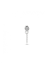 HC Oorhanger, zilver gerhodineerd met zirkonia > per stuk !!! - 23186