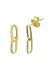 HC Oorhangers, zilver verguld paperclip (lengte 1,6cm.) - 23187