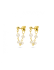 HC Oorhangers, zilver verguld met zoetwaterparel - 23188