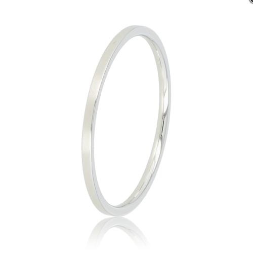 My Bendel Ring, edelstaal (1mm.breed) - 23222