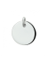 HC Graveerhanger, zilver gerhodineerd rond (16mm.) - 23235