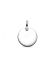 HC Graveerhanger, zilver gerhodineerd rond (8mm.) - 23237
