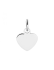 HC Graveerhanger, zilver gerhodineerd hart (8mm.) - 23238