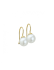 HC Oorhangers, 14krt.goud met zoetwaterparel 9mm. - 23245
