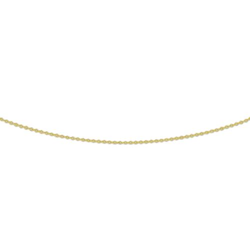 Collier, 14krt.goud ankerschakel 0,8mm. (lengte 45cm.) - 23250