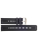 Horlogeband 22mm Zwart, Siliconen - 23252