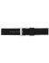 Horlogeband 22mm Zwart, Siliconen - 23252