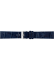 Vlakke of dunne alligatorafdruk, kalfsleer horlogeband. Blauw - 23253