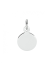 Graveerhanger, zilver gerhodineerd rond (9mm.) - 23324