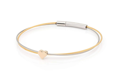 CLIC, Thinking of You edelstalen armband met Hartje - 23326