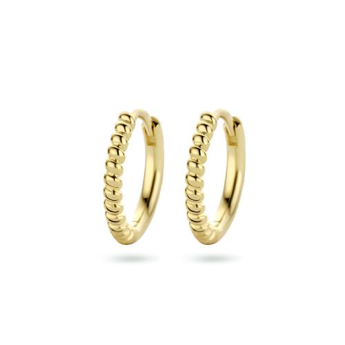 HC Oorringen, zilver verguld tors (15x2mm.) - 23340