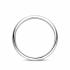 Ring, zilver. gerhodineerd breedte 2mm. (maat 16,5) - 23350