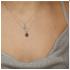My Bendel Collier met hanger, edelstaal met Amazonite (lengte: 42-47cm.) - 23374
