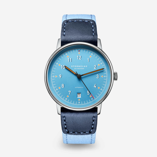 Sternglas Lumatik S02-LM17-NY05, Nylon Light Blue - Herenhorloge. - 23386