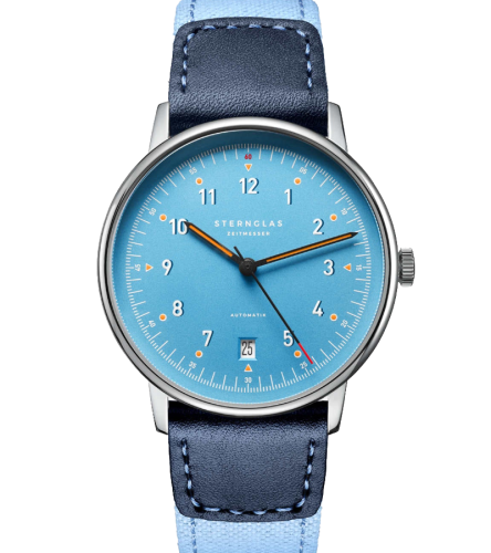 Sternglas Lumatik S02-LM17-NY05, Nylon Light Blue - Herenhorloge. - 23386