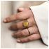 My Bendel Ring, edelstaal verguld - 23402
