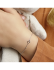 HC Armband, zilver gerhodineerd met hart (13-16cm.) - 23422