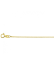 Collier, zilver verguld gourmette (41-45cm.) - 23426