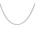 Collier, zilver/oxi vossestaart 1,6 mm (lengte 50cm.) - 23562