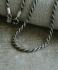TAJ AMSTERDAM Zilveren Ketting Stelvio rope 2,5mm. (lengte:65cm) - 23565