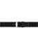 Horlogeband 24mm, Effen zachte kalf lederen band Zwart - 23567