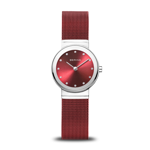 Bering Dameshorloge Quartz, model 10126-303 Bordeaux-Rood - 23578