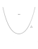 HC Collier, zilver venetiaans bol 1,2mm. (lengte: 42cm.) - 23585