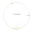 Jackie Collier, 14krt.goud "Laguna Necklace" (lengte: 40-45cm.) - 23608