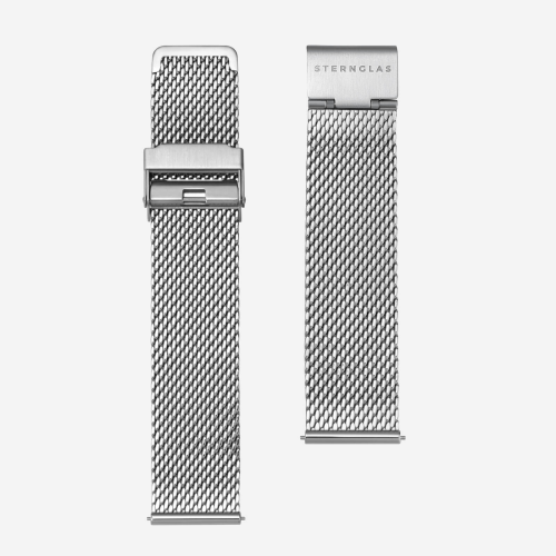 Sternglas Horlogeband Milanaise 20mm Staal - 23633