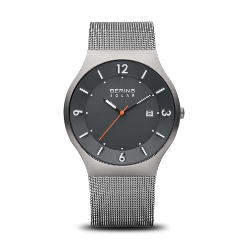 Bering Herenhorloge Solar, model 14440-077 Donker Grijs - 23635