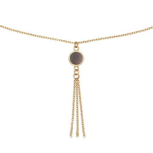 Jackie Collier, 14krt.goud "Giardino Segreto Necklace" (lengte: 40-45mm.) - 23648