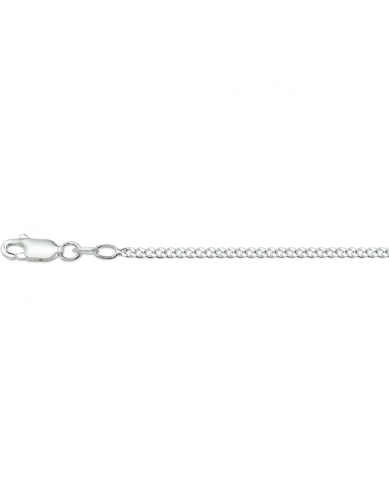 HC Collier, zilver gourmet (lengte 70cm.) - 23649