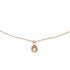 HC Hanger, 14krt.goud met citrien (6mm.) excl. collier - 23654