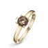 RIng, 14krt.goud met rookkwarts (6mm.) - 23655