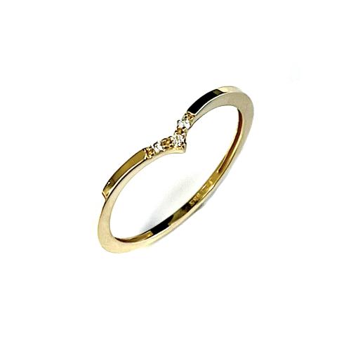 Zinzi Ring, Model ZGR529 14krt.goud met zirkonia (maat 54) - 23696