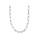 HC Collier, zilver gerhodineerd paperclip  45 cm - 23701