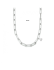 HC Collier, zilver gerhodineerd paperclip  45 cm - 23701