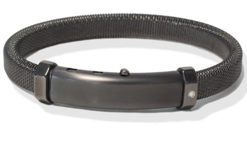 Borsari Gioielli heren armband, BRSTAU15 Zwart - 23719