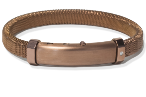 Borsari Gioielli heren armband, BRSTAU16 Bruin - 23720
