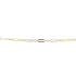 Armband, 14krt. bicolour goud (lengte: 19,5cm.) - 23723