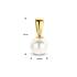 Hanger, 14krt.goud met zoetwaterparel (6mm.) - 23729