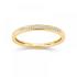 Ring, 14krt.goud met diamant totaal 0,04ct. (maat 56) - 23733