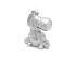 Spaarpot, Zebra Zilverstad (5,5x17,2x6,4cm.) - 23740