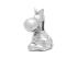 Spaarpot, Zebra Zilverstad (5,5x17,2x6,4cm.) - 23740