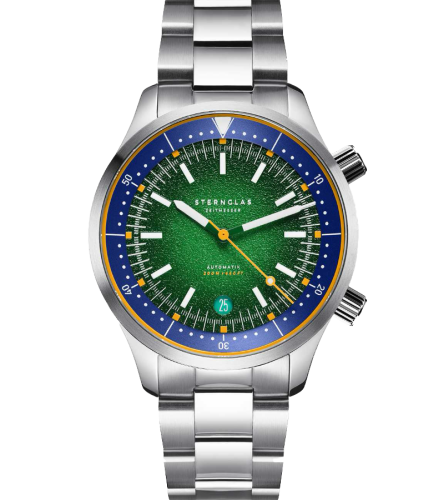 Sternglas Merion Automaat Duikershorloge Groen - 23743