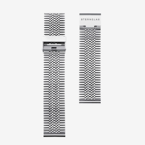 Sternglas Horlogeband Super Slim 20mm Staal - 23748