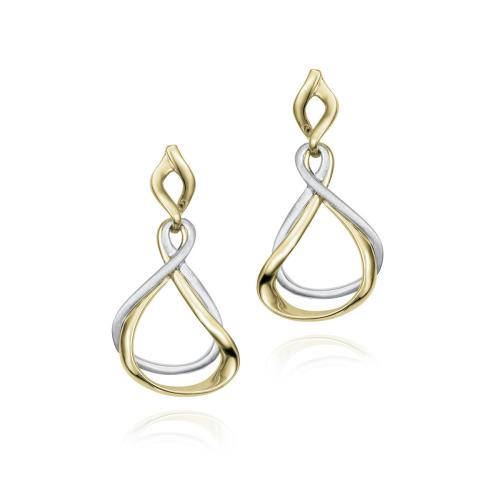 Jorge Revilla Oorhangers, zilver verguld Venice Collection (lengte: 36mm.) - 23783