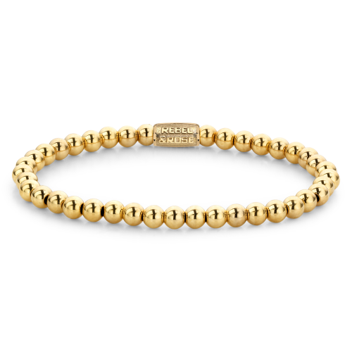 Rebel and Rose Armband Yellow Gold Only 4mm (16,5cm) - 23836