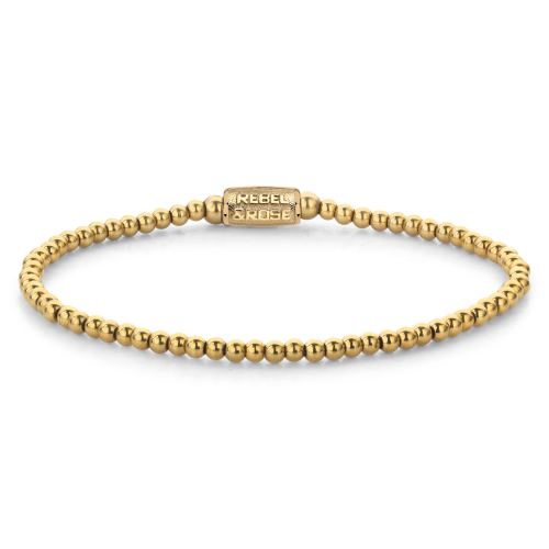 Rebel and Rose Armband Yellow Gold Only 3mm (16,5cm) - 23842